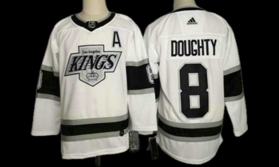 Wayne Gretzky Kopitar Doughty LA KINGS Adidas Jerseys Mens Small-3x 