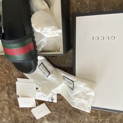 Gucci Slides (Size 8) Brand New Box