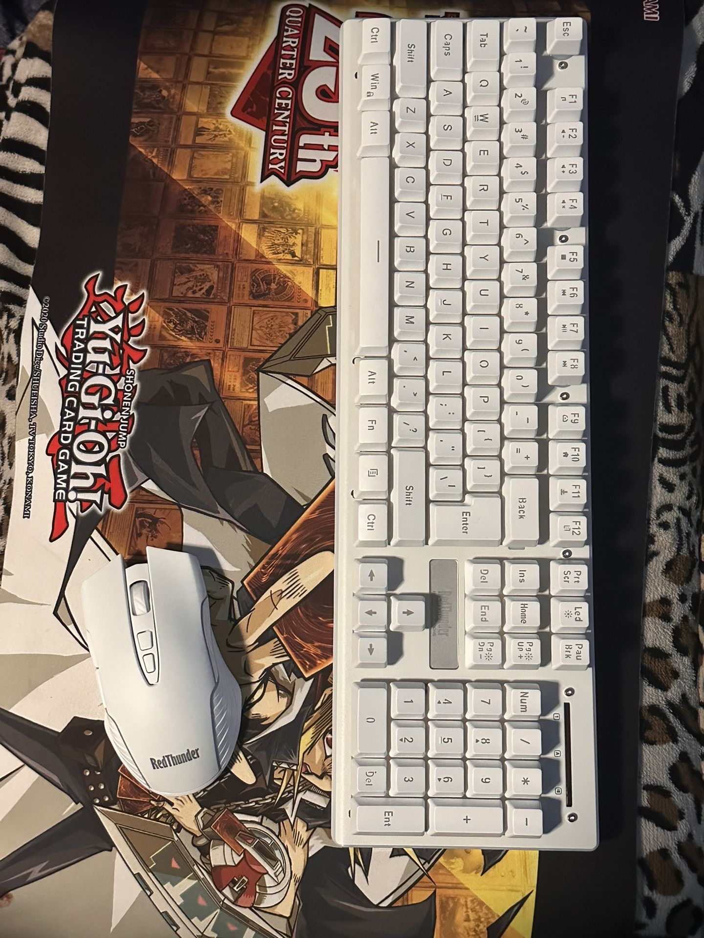 Keyboard and mouse Wireless (white)