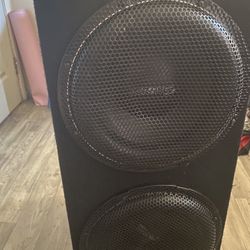12" Speakers & Amplifier 