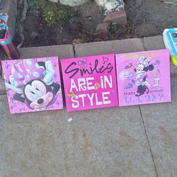 Minnie Mouse canvas Art