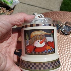 New Snowman Votive Melt Warmer, New