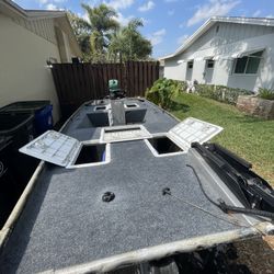 16 Foot Aluminum Skiff 