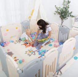 Foldable toddler/dog playpen