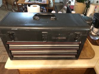 Vintage Craftsman tool box 3 drawer working