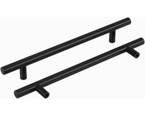 Black Cabinet Handles 30 Pack 6.25in Hole Center