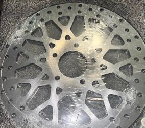 11.8" Front harley Brake Rotor 1 PCS, Brushed finish,fits various models.