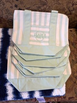 Trader’s Joe’s mini stripes tote bag