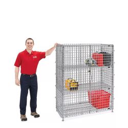 Ulline Wire Security Shelving 