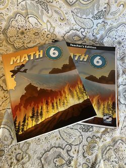BJU Press Math 6 Third Edition Student & Teacher's Edition Set