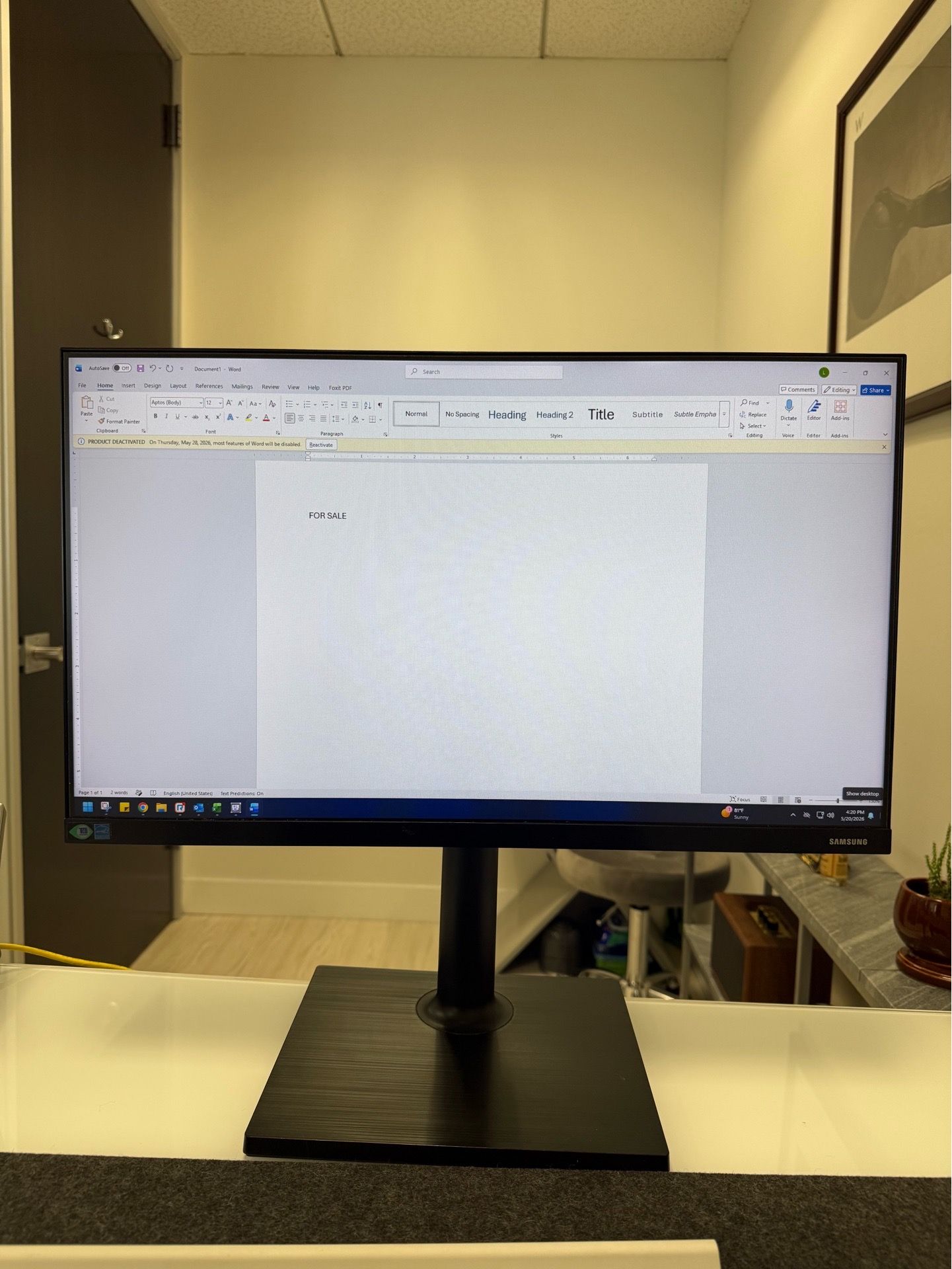 Samsung monitor