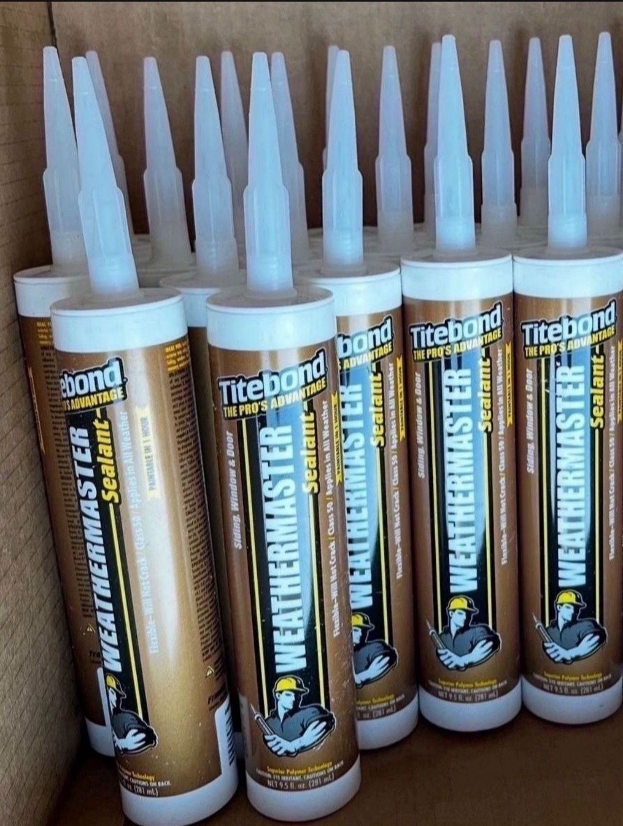 Titebond Sealant For Siding. Windows. Doors. Color White . Total Pack 12 Tubes