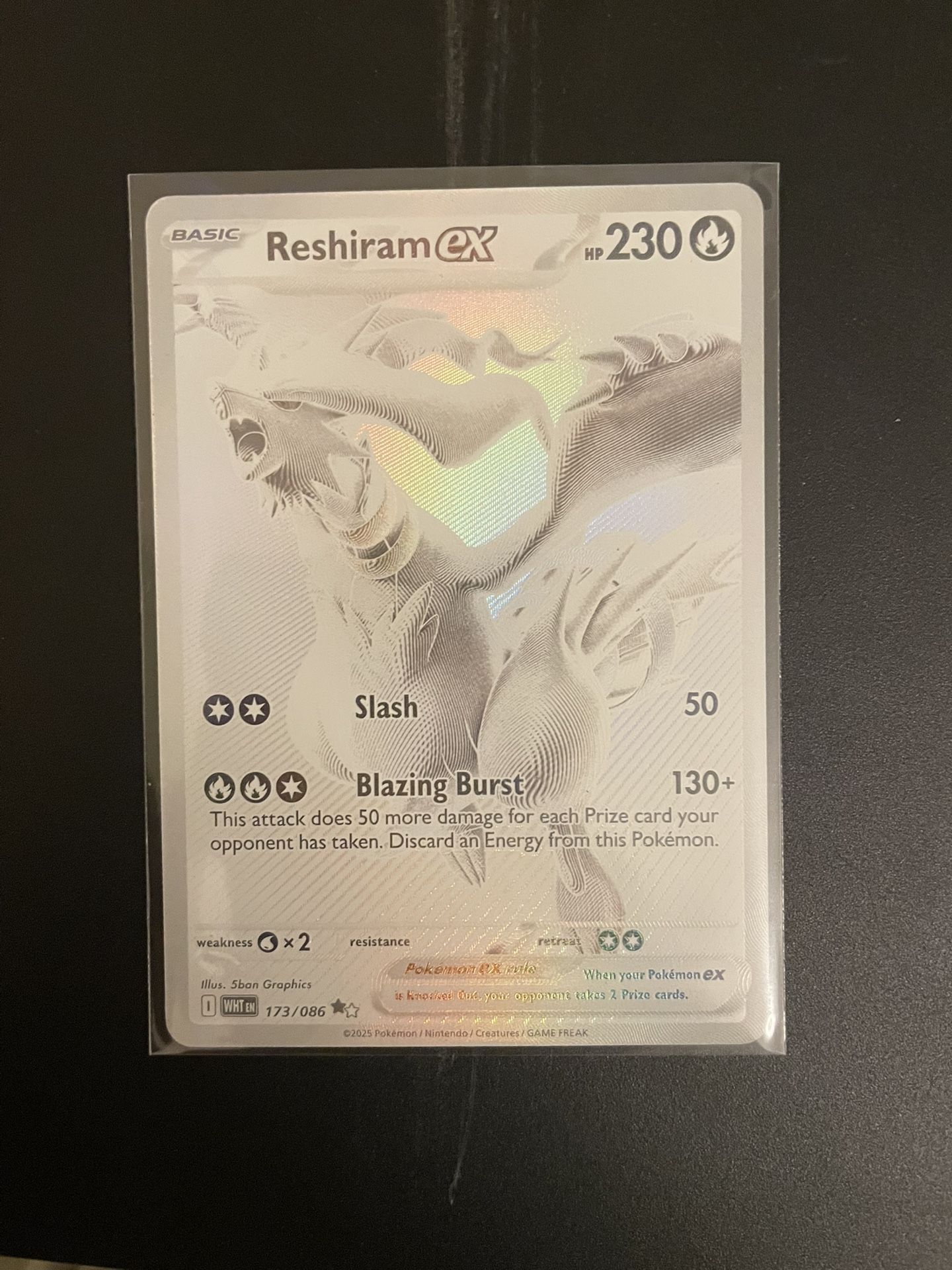 Reshiram Ex White Flare