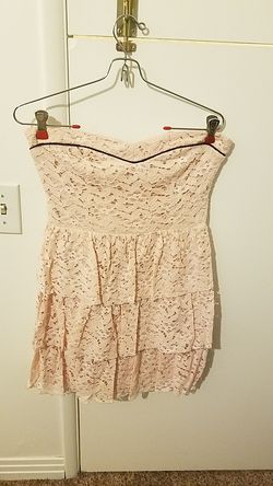 Strapless dress