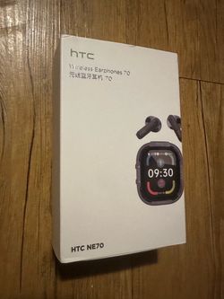 HTC NE70 ear buds premium sound 60hr battery translate real time