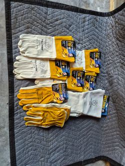 Lot of 7 Pairs Tillman Premium Leather Welding & Driver Gloves (New)
