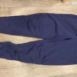 Blue Navy Polo Cuffed Sweats