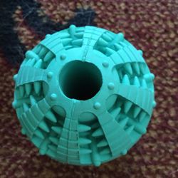 Dog ball or treat dispenser toy