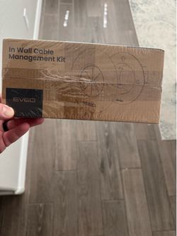 Wall cable management kit