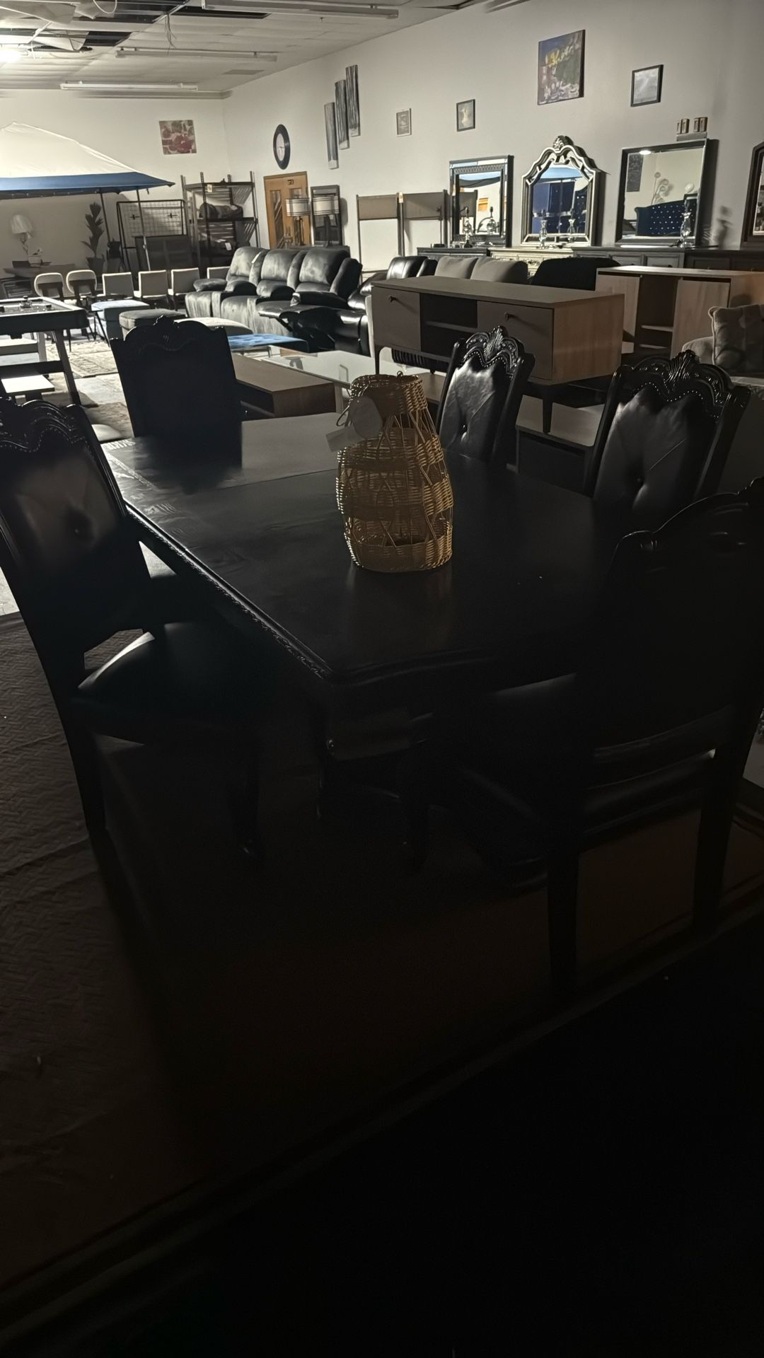 Solid Wood Table And 6 Chairs Was 3000 Now 1399 Because A Mark On The Table You Can Touch It Up Save Big