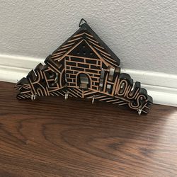 Wooden Hanging key holder