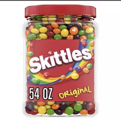 Skittles Original Fruit Candy 54 oz Tub Bulk Vending Candies OVER 3 LBS Assorted