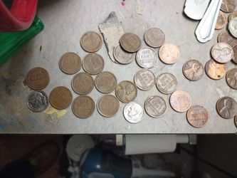 Lots Of One Cent Wheat Pennies