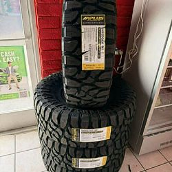 LT 35/1250/15 Aplus MT Tires New
