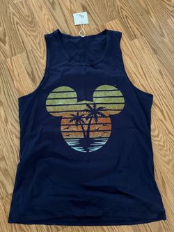 Disney Mickey Men’s Tank Top Size Large NWT