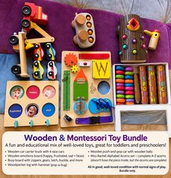 Wooden & Montessori Toy Bundle