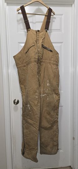 Key Imperial Brown Insulated Bibs Men's XL