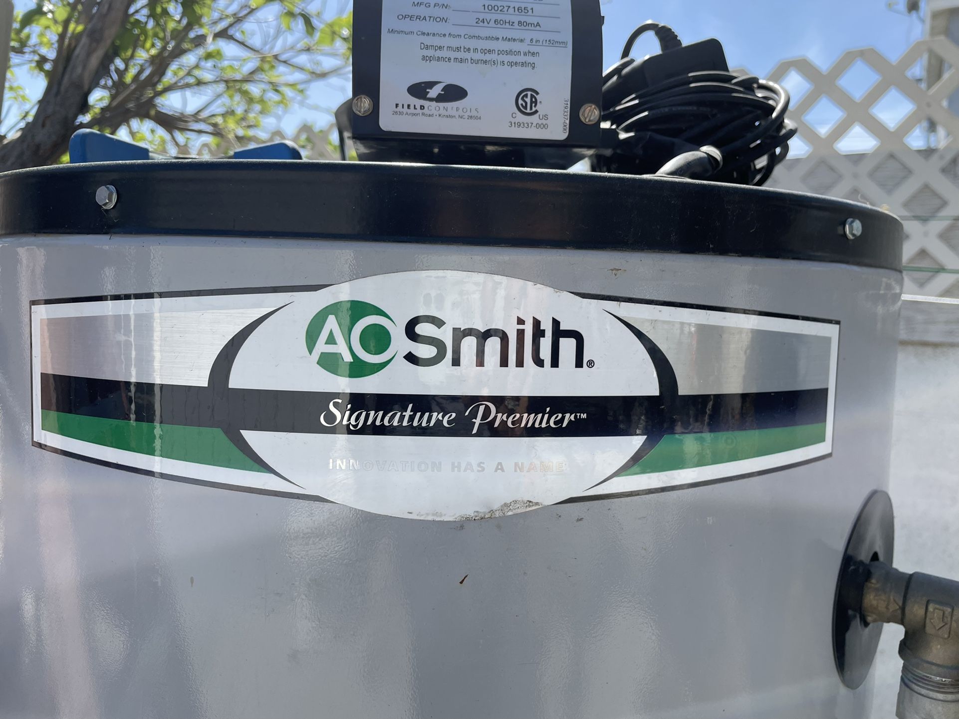 AO Smith 50 Gallon Boiler