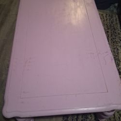 Hydraulic Coffee Table Lavender Color