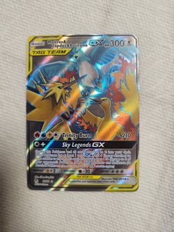 Moltres & Zapdos & Articuno GX (Full Art) - Hidden Fates NM