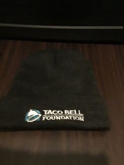 Taco Bell Foundation Embroidered Black Beanie