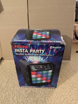 Ion Insta Party wireless speaker with party lights