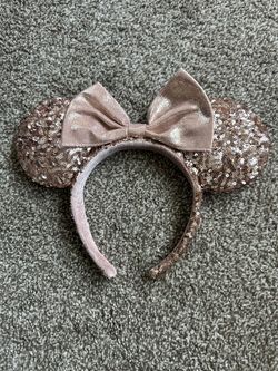 Minnie Mouse Pink Glitter Ears