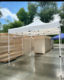 Commercial Pop Up Canopy Tent 10x20ft – Heavy Duty Outdoor Shelter, Waterproof & UV Protected Oxford, Easy Setup, Carrying Bag, Ideal for Camping, Par