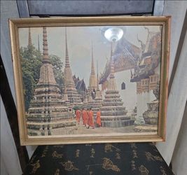 Vintage Wat Pho (The Temple of the Reclining Buddha)