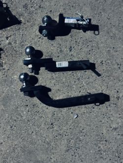 Tow Hitch Tongue  3 Different Sizes With Pin And 2” Ball On Each 
