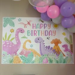 Happy Birthday Dinosaur Party Items