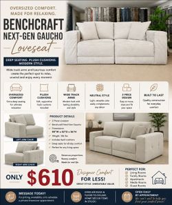 Benchcraft Next-Gen Gaucho Loveseat