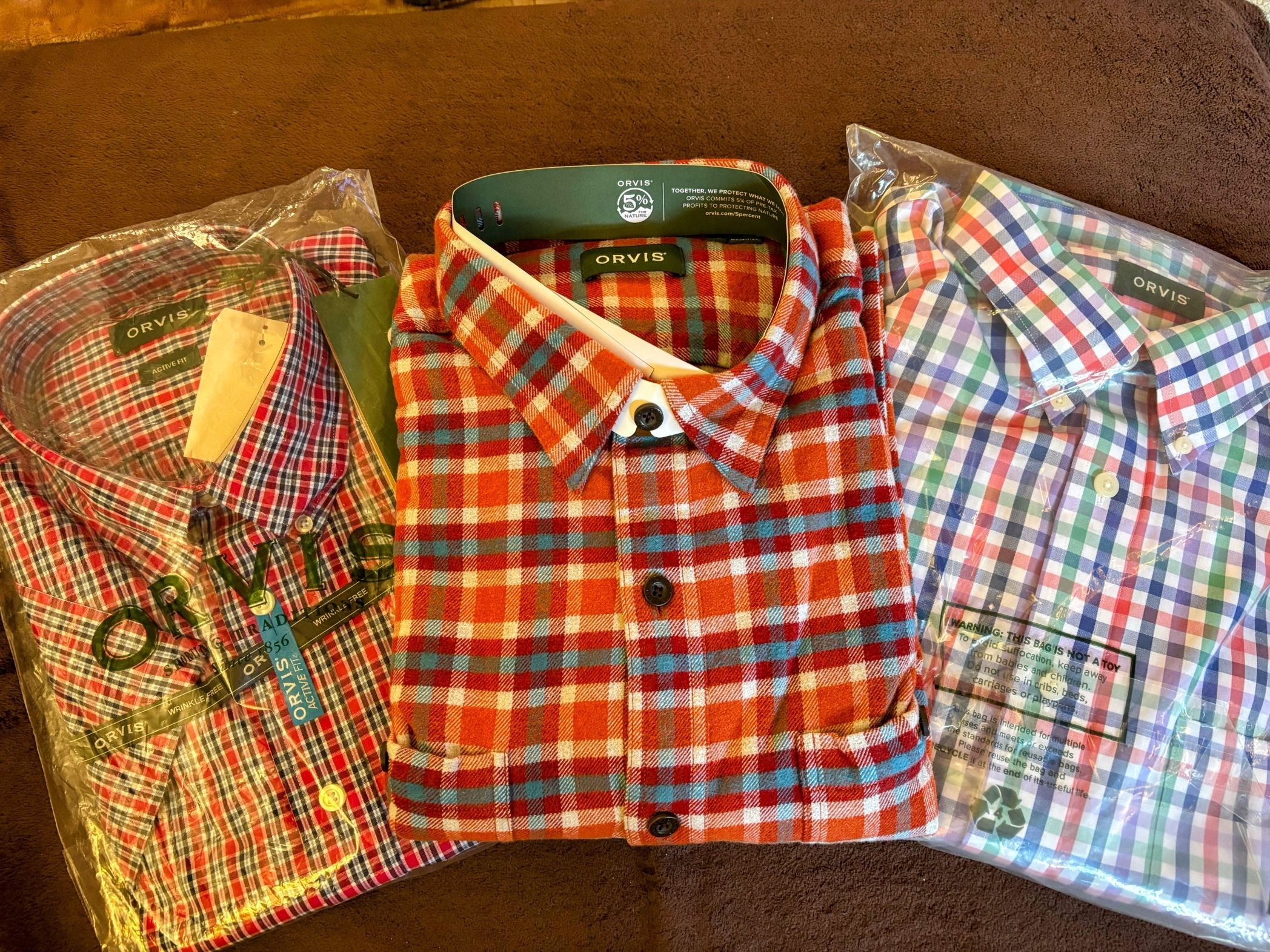 ORVIS Men’s Button Up Shirts  (3)