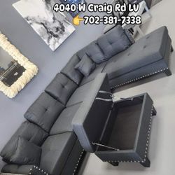 ✨️ Sectional Sofa Ottoman ✨️ Furniture Queen Bedrooms. Dining Avail 