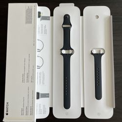 BNIB - Genuine Apple Watch Sport Band - 44mm - Black - S/M + M/L