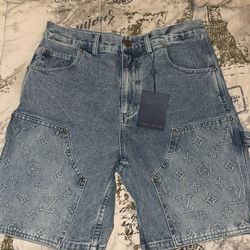 Louis Vuitton Carpenter Denim Shorts