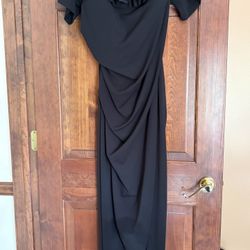 Xscaoe Long Black Dress