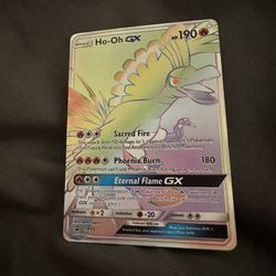 Pokemon Ho-Oh GX Collectors card