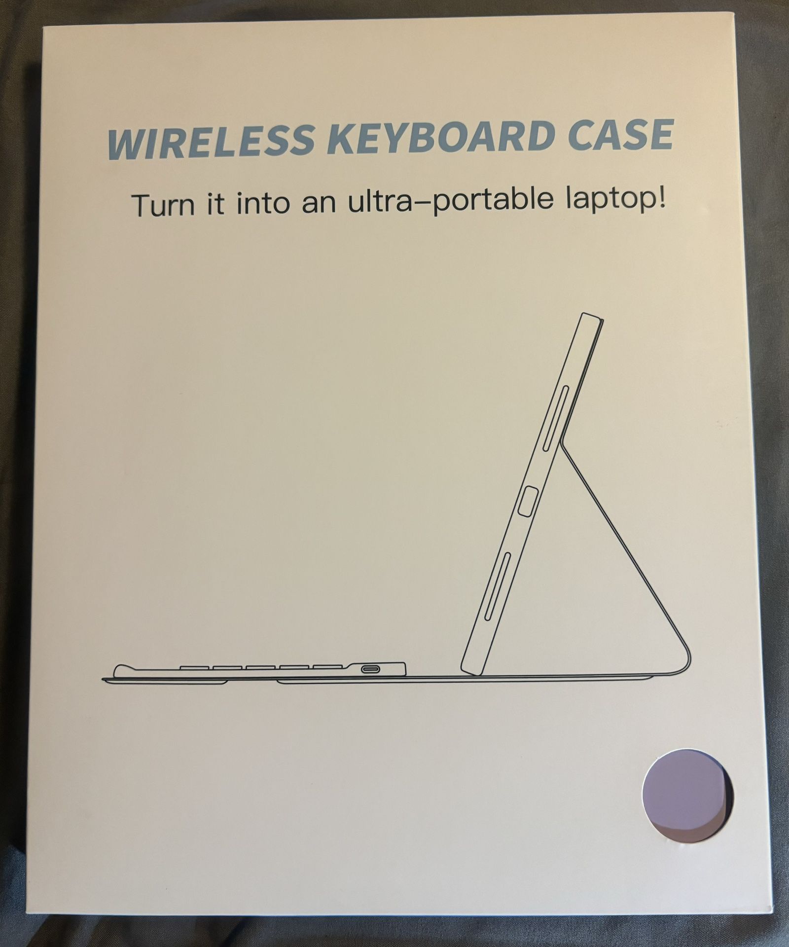 iPad Air 4th/5th Gen Wireless Keyboard Case (Purple) 