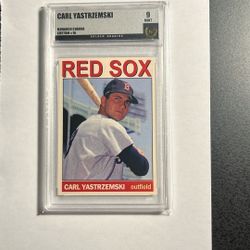 Carl Yastrzemski ‘67 Triple Crown Year Graded Card